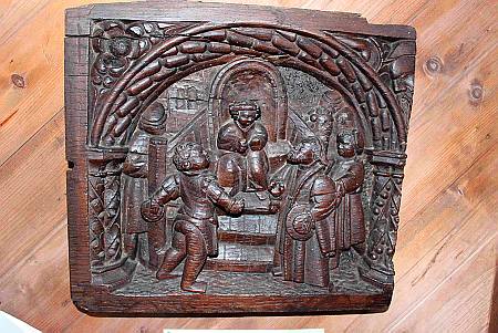 Clawton - Details of Wood Carving